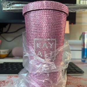 Kay Ali Pink Rhinestone Tumbler